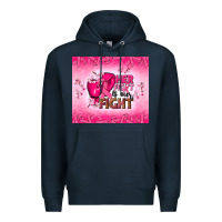 Navy Her fight is our fight Premium Hoodie - NancyCooperArtShop
