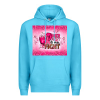 Ocean Blue Her fight is our fight Premium Hoodie - NancyCooperArtShop