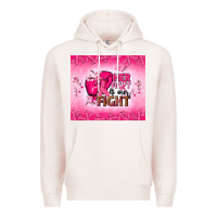 Pale Pink Her fight is our fight Premium Hoodie - NancyCooperArtShop