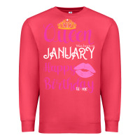 Cardinal Queen Was Born İn January Happy Birthday Premium Sweatshirt - Bettercallsaul