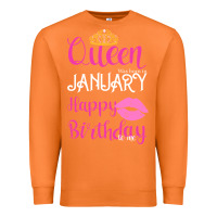 Carrot Queen Was Born İn January Happy Birthday Premium Sweatshirt - Bettercallsaul