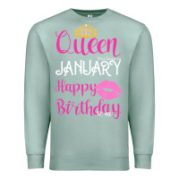 Seafoam Queen Was Born İn January Happy Birthday Premium Sweatshirt - Bettercallsaul
