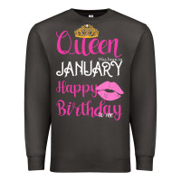 Smoke Queen Was Born İn January Happy Birthday Premium Sweatshirt - Bettercallsaul
