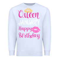 White Queen Was Born İn January Happy Birthday Premium Sweatshirt - Bettercallsaul