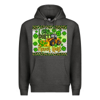 Charcoal Heather a little dirt never hurt st patrick s bulldozer Premium Hoodie - JahusDesignShop
