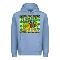 Colony Blue a little dirt never hurt st patrick s bulldozer Premium Hoodie - JahusDesignShop