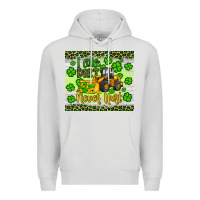 Dove Grey a little dirt never hurt st patrick s bulldozer Premium Hoodie - JahusDesignShop