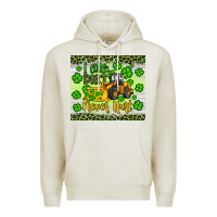 Oatmeal Heather a little dirt never hurt st patrick s bulldozer Premium Hoodie - JahusDesignShop