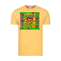Vintage Mustard mardi gras dude Vintage Tee - Artiststas