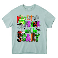 Arona eat drink and be scary Heavy Core Tee - Zillion Design Studio