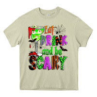 Mossy eat drink and be scary Heavy Core Tee - Zillion Design Studio