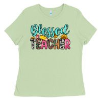Matcha blessed teacher Ladies Tee - Zillion Design Studio