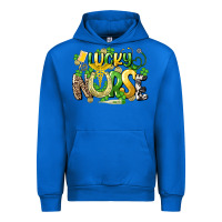 Cobalt lucky nurse St. Patrick's Urban Hoodie - HowdyJamesFarm