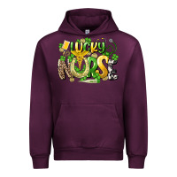 Mauve Wine lucky nurse St. Patrick's Urban Hoodie - HowdyJamesFarm