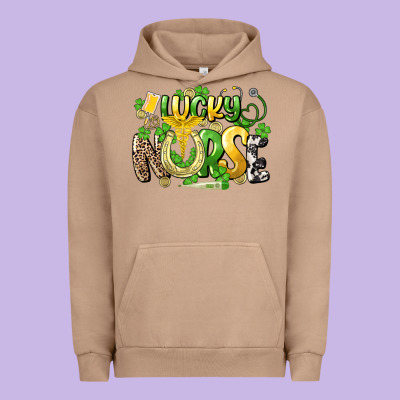 Lucky Nurse St. Patrick's Urban Hoodie Designed By Howdyjamesfarm