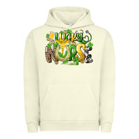 Pigment Pistachio lucky nurse St. Patrick's Urban Hoodie - HowdyJamesFarm