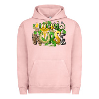 Pigment Salmon lucky nurse St. Patrick's Urban Hoodie - HowdyJamesFarm