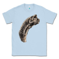 Dusty Blue brachiosaurus face Classic Tee - LillyAllenDesigns