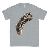 Heather Grey brachiosaurus face Classic Tee - LillyAllenDesigns