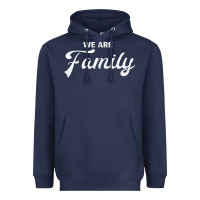 Navy We Are Family (Family / Father / Mother / Children) Heavyweight Hoodie - Bettercallsaul