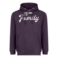 Plum We Are Family (Family / Father / Mother / Children) Heavyweight Hoodie - Bettercallsaul