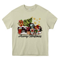 Mossy merry christmas gnomes truck Heavy Core Tee - BarkalooDesign