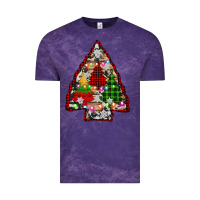 Cloud Purple arrowhead christmas trees Vintage Tee - AdoDesignShop