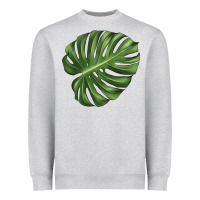 Monstera Leaf Heavyweight Sweatshirt | Teevron