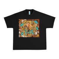 Black faith cross Urban Heavy Tee - BarkalooDesign
