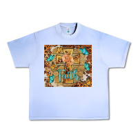 Grape Ice faith cross Urban Heavy Tee - BarkalooDesign