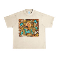 Sandshell faith cross Urban Heavy Tee - BarkalooDesign