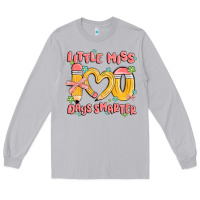 Moon Dust little miss 100 days smarter Long Sleeve Tee - MaliasSmallBusiness