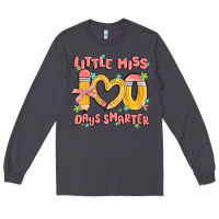 Smoke little miss 100 days smarter Long Sleeve Tee - MaliasSmallBusiness