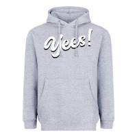 Heather Grey YEES! Heavyweight Hoodie - Bettercallsaul