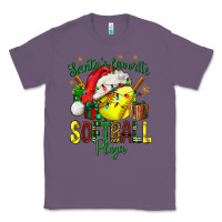 Lavender Santa's Favorite Softball player Classic Tee - NancyCooperArtShop