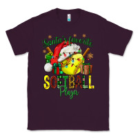 Plum Santa's Favorite Softball player Classic Tee - NancyCooperArtShop