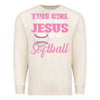 Sandshell This Girl Jesus And Softball Premium Sweatshirt - Bettercallsaul