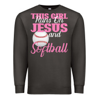 Smoke This Girl Jesus And Softball Premium Sweatshirt - Bettercallsaul