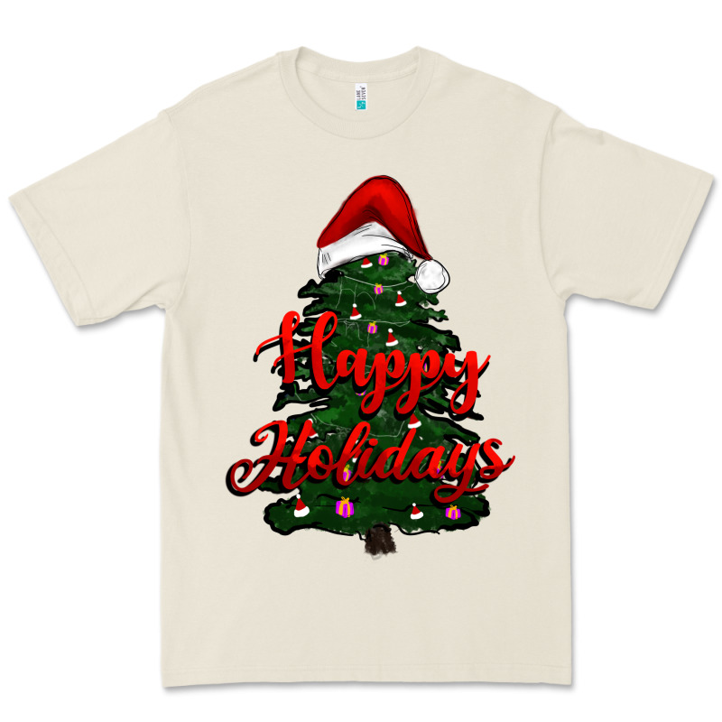 Happy Holidays Christmas Tree Premium Tee by RanaPortraitStore | Teevron
