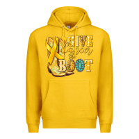 Lemon Give Cancer the boot Childhood Cancer Premium Hoodie - NancyCooperArtShop