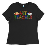 Black art teacher Ladies Tee - Zillion Design Studio