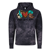 Cloud Black peace love rodeo Vintage Hoodie - JahusDesignShop
