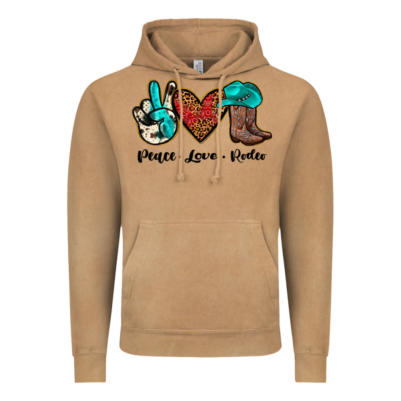Peace Love Rodeo Vintage Hoodie by JahusDesignShop | Teevron