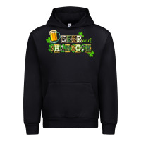 Black Beer and shamrock Urban Hoodie - CowGirlArtShop