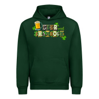 Forest Green Beer and shamrock Urban Hoodie - CowGirlArtShop