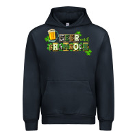Navy Beer and shamrock Urban Hoodie - CowGirlArtShop