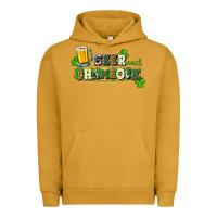 Pigment Peanut Butter Beer and shamrock Urban Hoodie - CowGirlArtShop