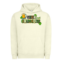 Pigment Pistachio Beer and shamrock Urban Hoodie - CowGirlArtShop