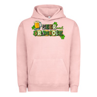 Pigment Salmon Beer and shamrock Urban Hoodie - CowGirlArtShop