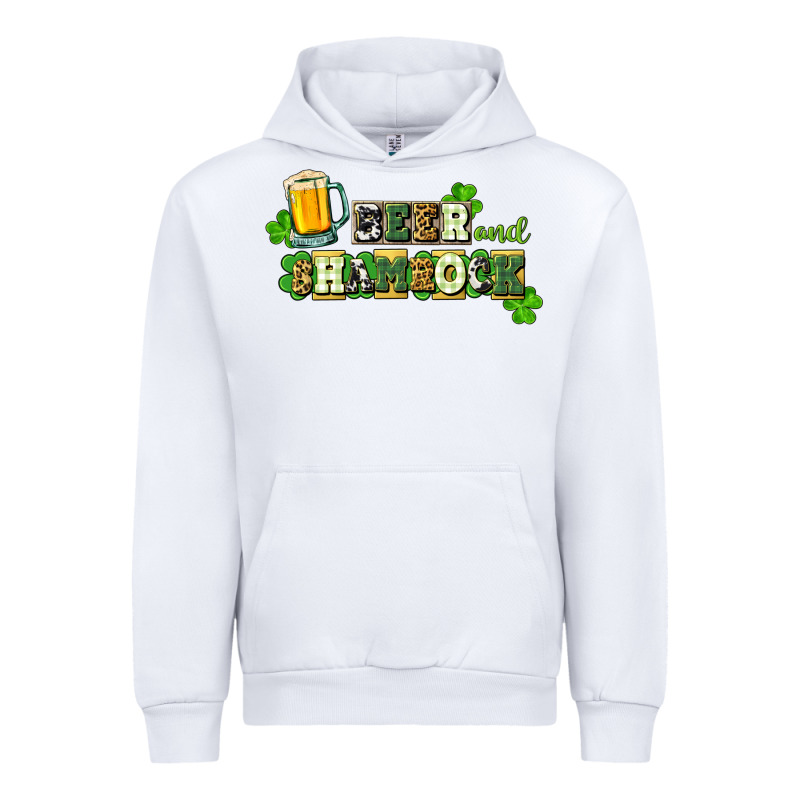 Beer And Shamrock Urban Hoodie by CowGirlArtShop | Teevron